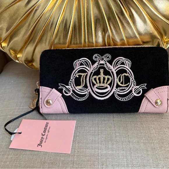 Juicy Couture Black and Pink Women's wallet - Picture 2 of 5